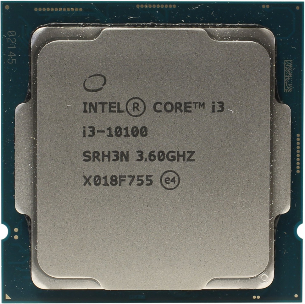 Процессор Intel Core i3-10100 1200 4(8)core / 3.6(4.3)GHz / UHD 630 / 65W (OEM)