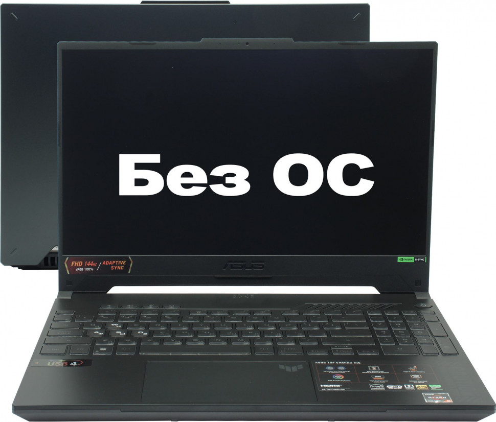  Ноутбук 15.6 Asus FA507NV-LP025 Ryzen 5 7535HS / 16Gb / NVMe 512Gb / FHD / IPS / RTX4060 8Gb / DOS