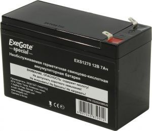 Аккумулятор ИБП Exegate EXS-1270 151х100x65 мм / 12В / 7Ач