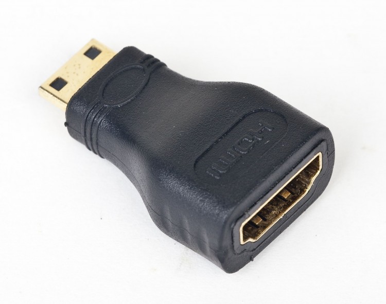 Переходник miniHDMI-M -> HDMI-F Cablexpert  /  Gembird