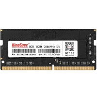 Память SO-DIMM DDR4 8Gb 21300 / CL19 Kingspec KS2666D4N12008G