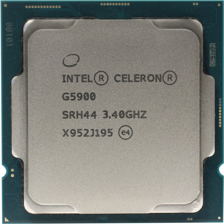 Процессор Intel Celeron G5900 1200 2(2)core  /  3.4(no)GHz  /  UHD 610  /  58W (OEM)