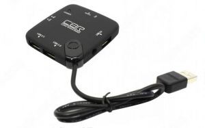 Устройство чтения карт External CBR CR-505, Multi Card+Hub, 2.0