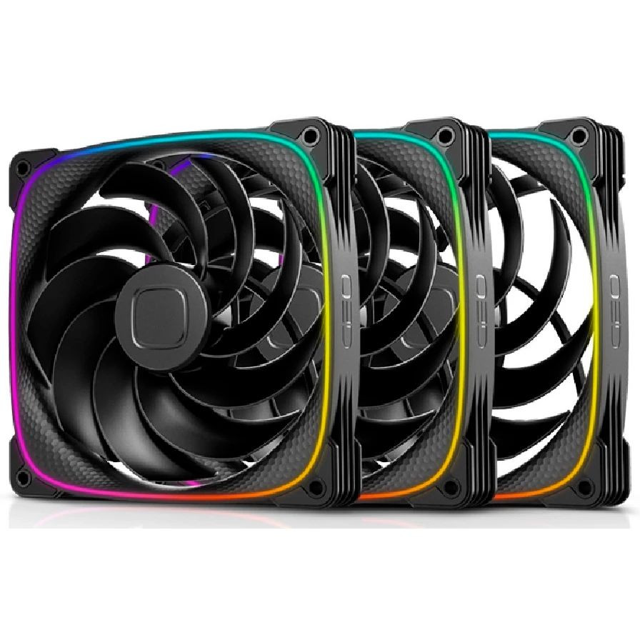 Вентилятор 140*140*25 Geometric Future Squama 2503RB (Reverse) (3шт)