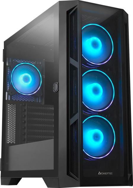 Корпус (без блока питания) ATX Chieftec APEX (GA-01B-TG-OP)