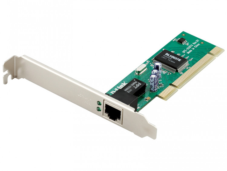 Сетевая карта PCI-E Gembird NIC-GX1 10  /  100  /  1000Mbps