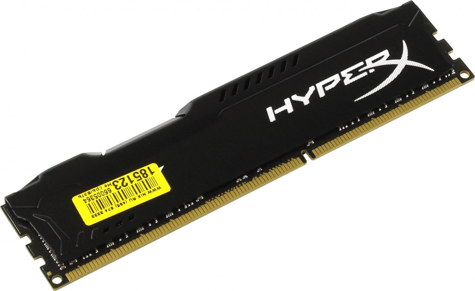 Память DDR3 8Gb PC3-15000 / CL10 Kingston HyperX Fury HX316C10FB / 8