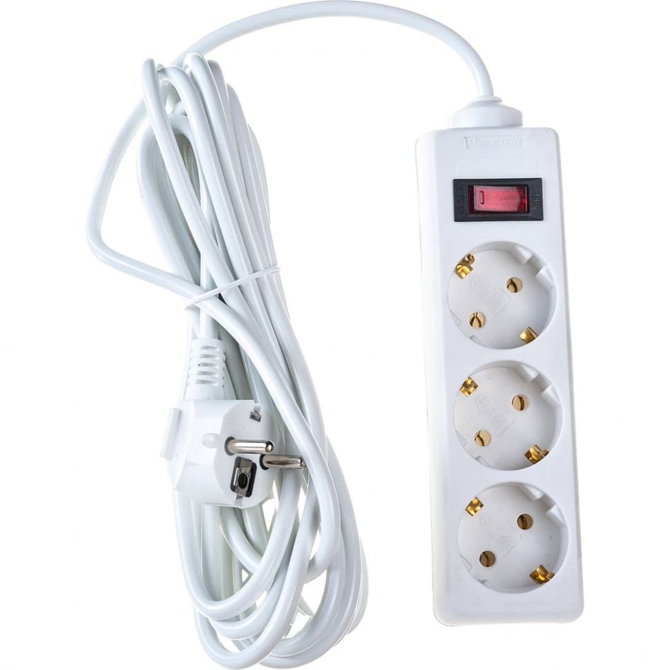 Сетевой фильтр 5м ExeGate SP-3-5W EX221184RUS (3 розетки)