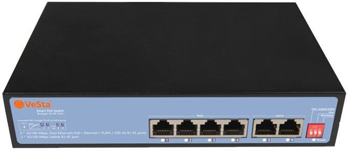 Коммутатор VSW-706P POE 4 портов