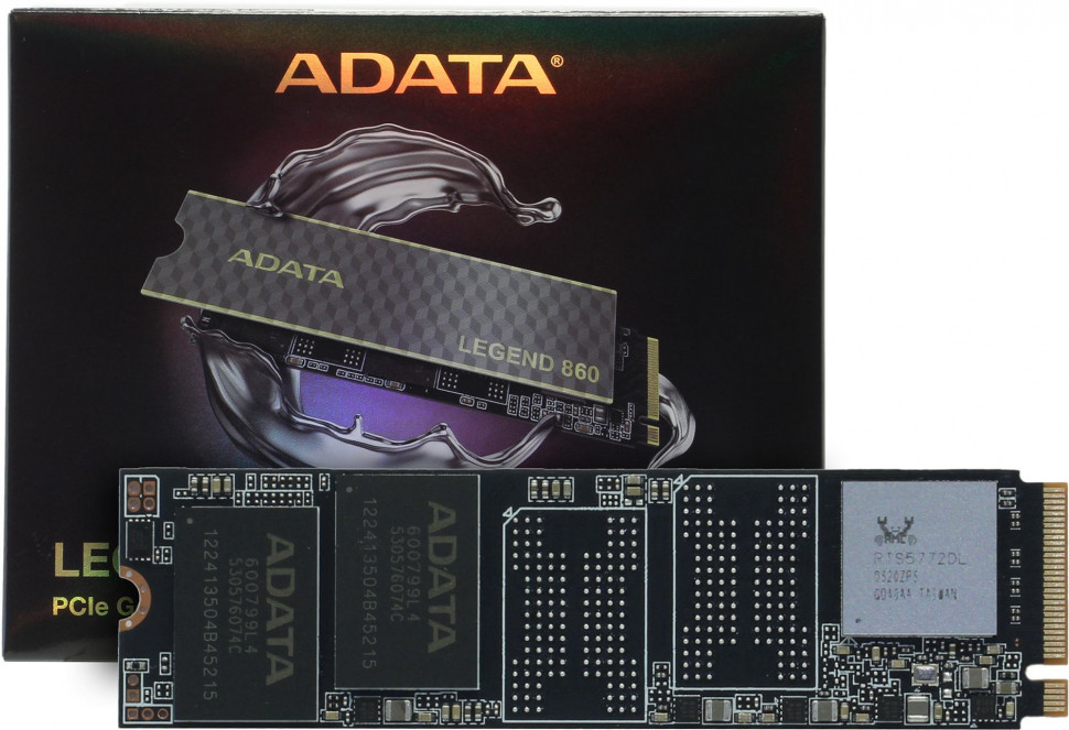 SSD NVMe 500 Gb ADATA Legend SLEG-860-500GCS (160TBW / 5000:3000 Мбайт / с)