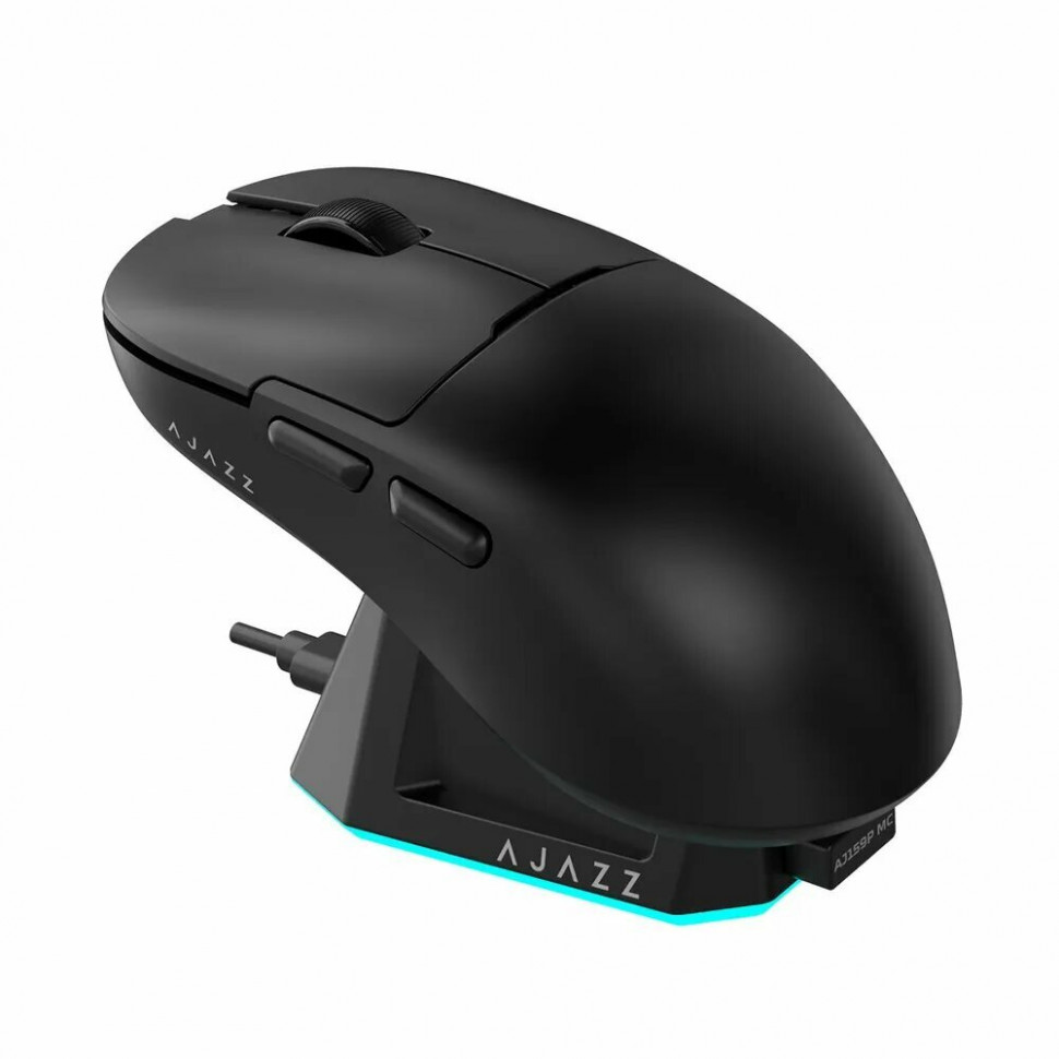Мышь беспроводная (Bluetooth) Ajazz AJ159P MC (Докстанция / 3200dpi / черный)