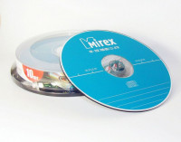 Диск CD-RW Mirex 700Mb 12x Cake Box (10шт) UL121002A8L