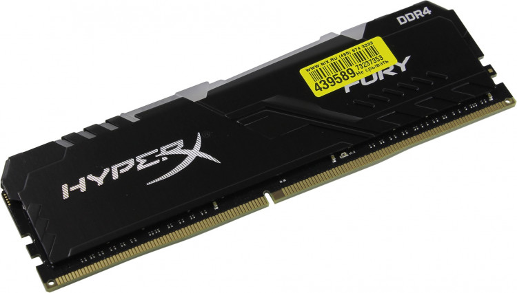 Память DDR4 16Gb <PC4-25600> Kingston HyperX Fury <HX432C16B3A  /  16>