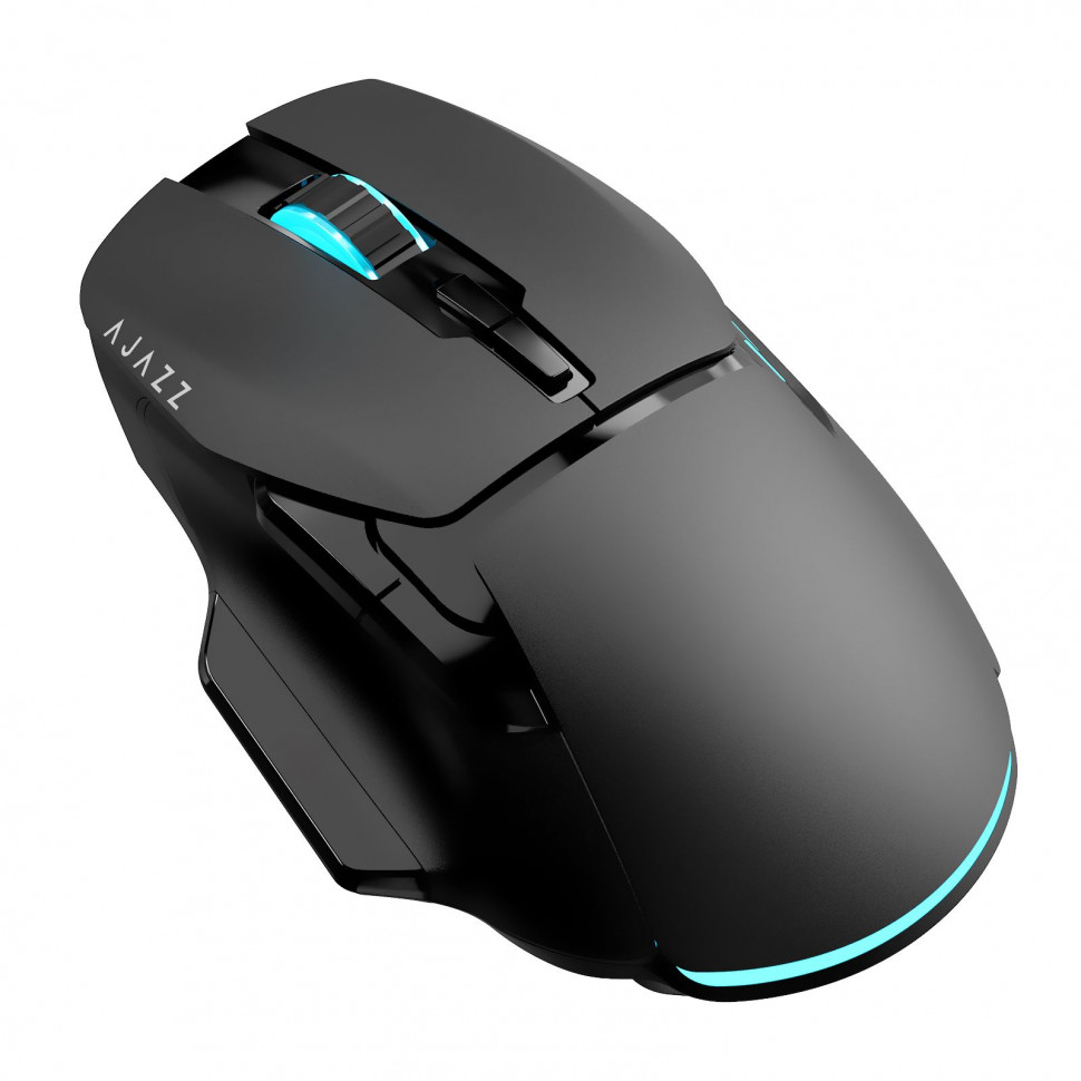 Мышь Б / П (Bluetooth) AJAZZ AJ039 V2 (12800dpi / черный)