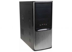 Корпус ATX 350W Codegen Case QORI <Q3335-A11> Black-Silver (24+4пин)