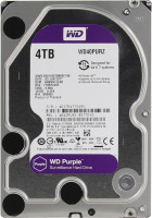HDD 3.5" 4 Tb Western Digital Purple <WD40PURZ> IntelliPower 64Mb SATA-III