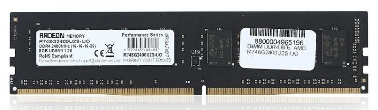 Память DDR4 8Gb PC4-19200 AMD Radeon™ <R748G2400U2S-UO >