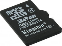 Карта памяти microSDHC 32Gb Kingston SDCS2 (+адаптер)