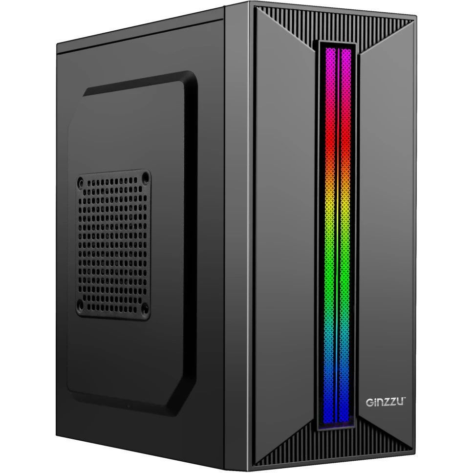 Корпус (без блока питания) Micro-ATX Ginzzu B350 (145мм / 260мм)