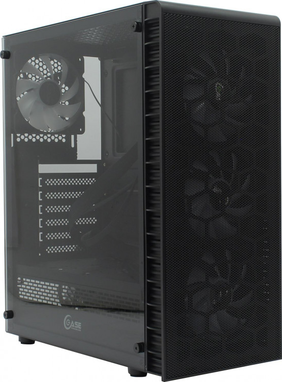 Корпус без блока питания ATX Powercase Mistral Z4С White TG (CMIZ4CW-L4)