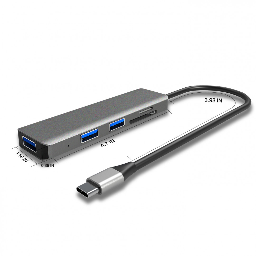 Концентратор TYPE-C 2.0 RE-A011