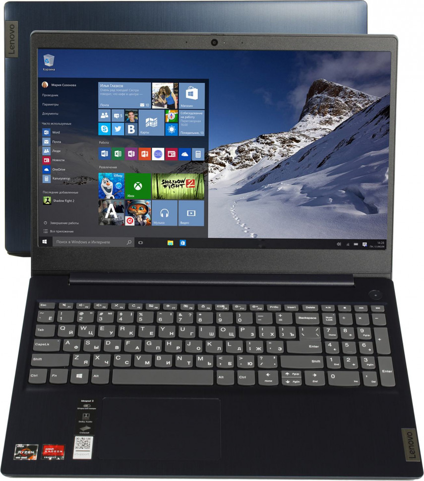 Б / У Ноутбук 15.6 Lenovo (81W40074RU) Ryzen 3 4300U / 8Gb / NVMe 256Gb / FHD / IPS / Win11