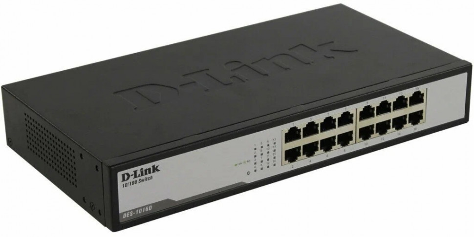  Концентратор D-Link DES-1016D / H2A (16UTP)