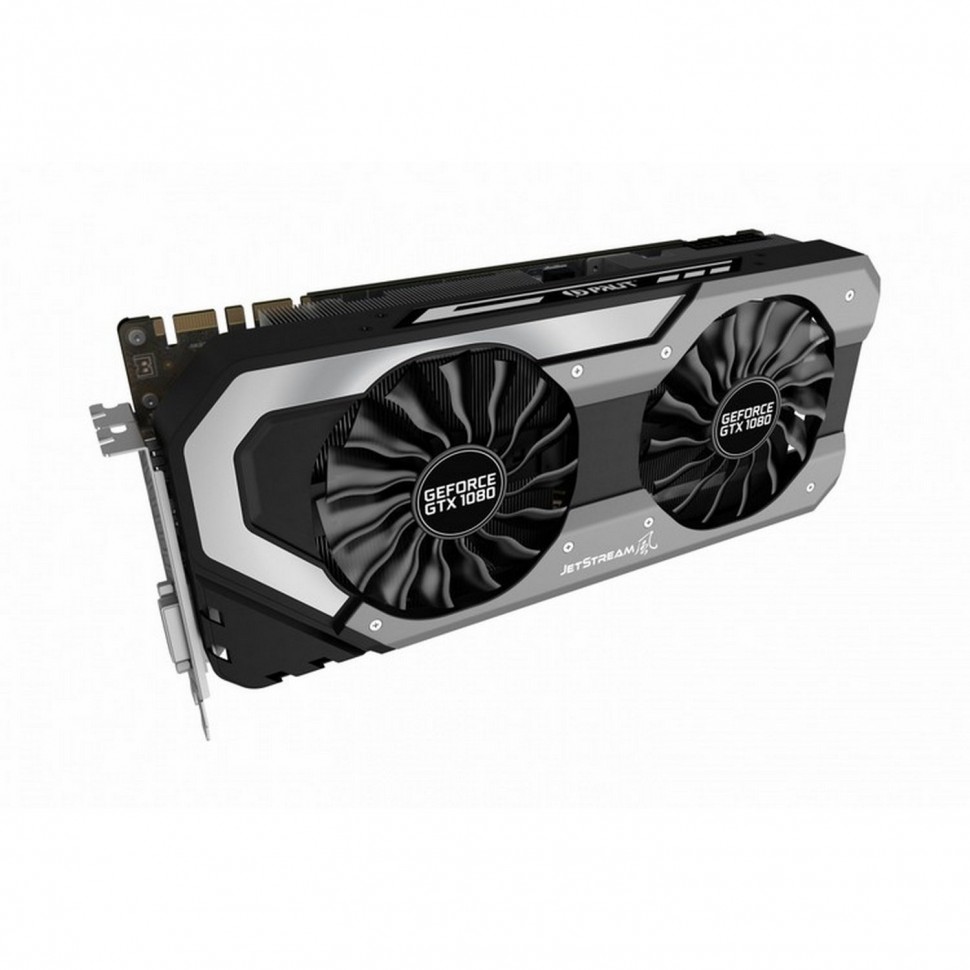 Видеокарта NVIDIA GeForce GTX 1080 8Gb Palit JetStream GDDR5 Palit DVI+HDMI+3xDP+SLI