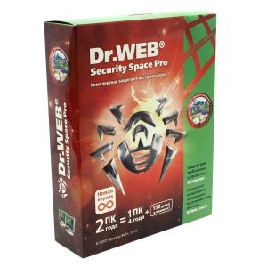 Антивирус Dr.Web Security Space (2 ПК / 25 мес.) <AHW-B-25M-2-A2> (BOX)