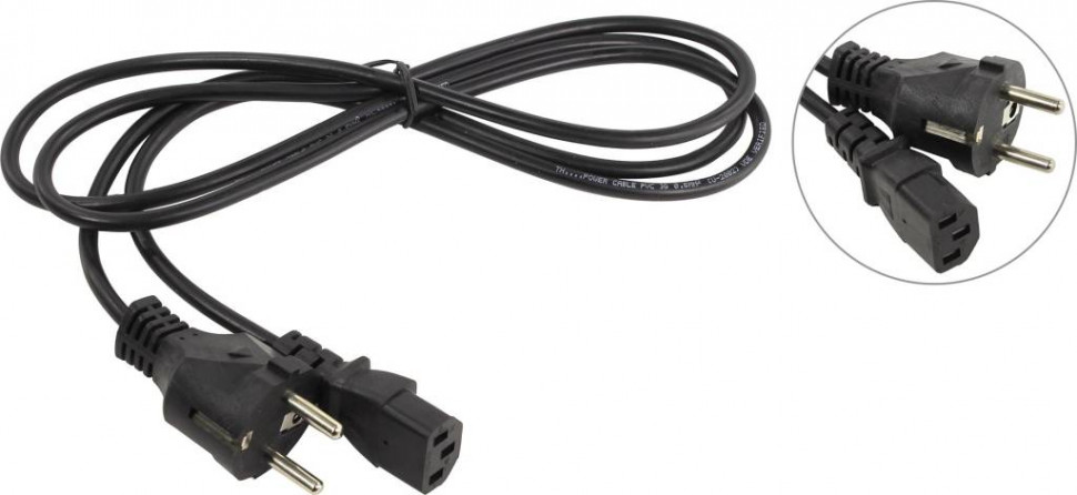Кабель питания IEC-320-C13 Компьютер - розетка 220V 10 м