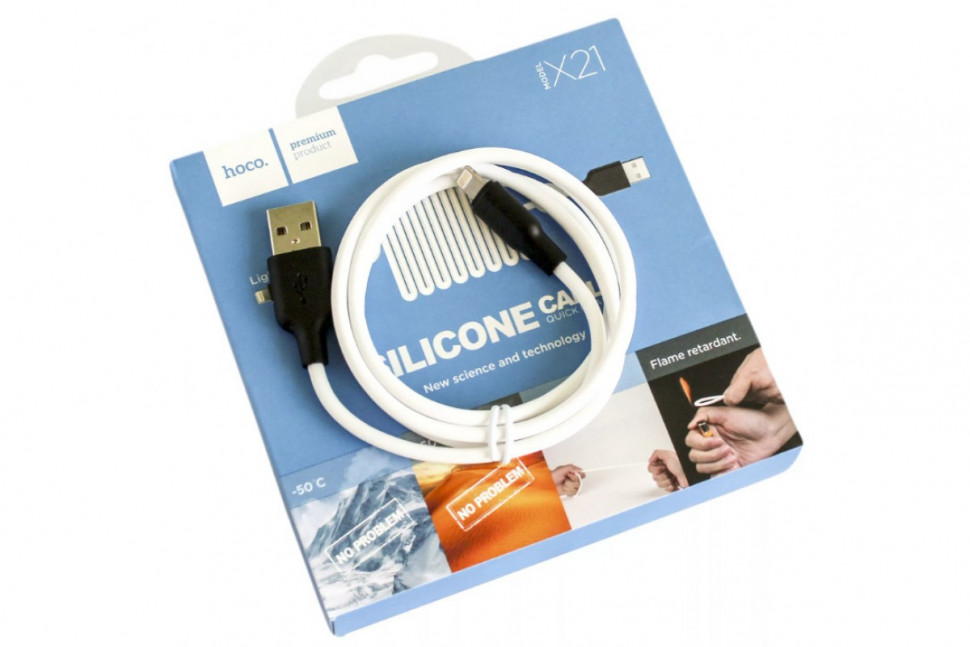 Кабель Lightning -> USB 2м HOCO X21