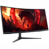 Монитор - 34 Acer Nitro XZ340CUR (изогнутный) (VA / 4K / 180Hz / 1ms / 250nit / 2x2W / 2xHDMI+DP)