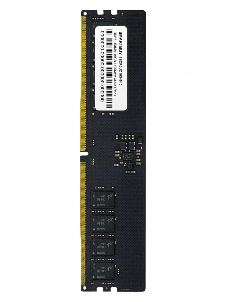 Память DDR5 16Gb 4800 / CL40 SmartBuy SBDR5UD16S4840