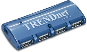 Концентратор USB2.0 TRENDnet TU-400E 4-Port
