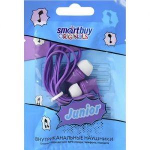 Мобильные наушники SmartBuy Junior SBE-560 (20Гц–20кГц / 1.2м / jack3.5)