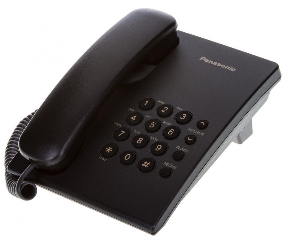 Телефон Panasonic KX-TS2350RUB (черный)