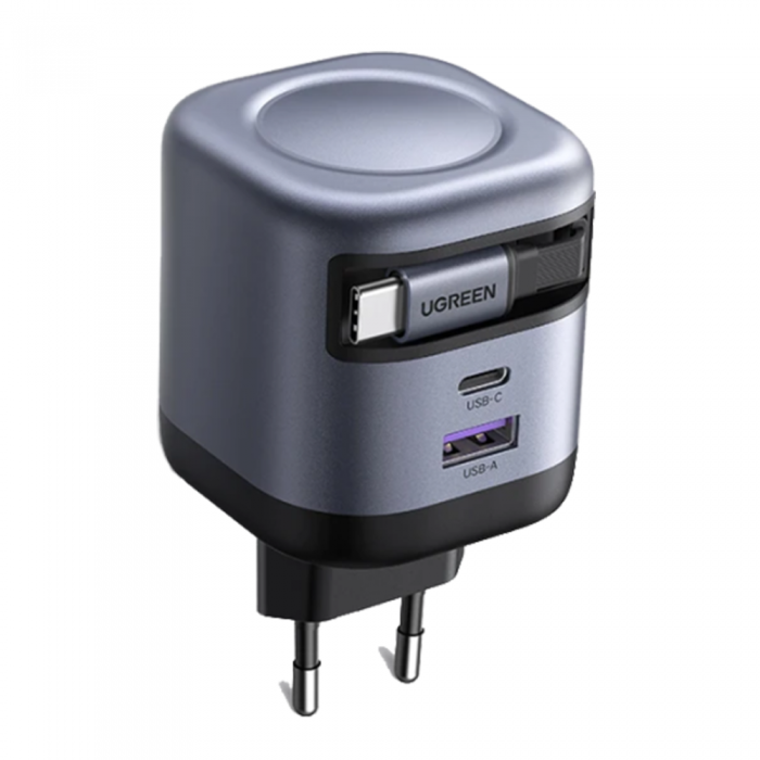 Сетевое зарядное устройство (45W) UGREEN X604 (1xTYPE-C) (черный)