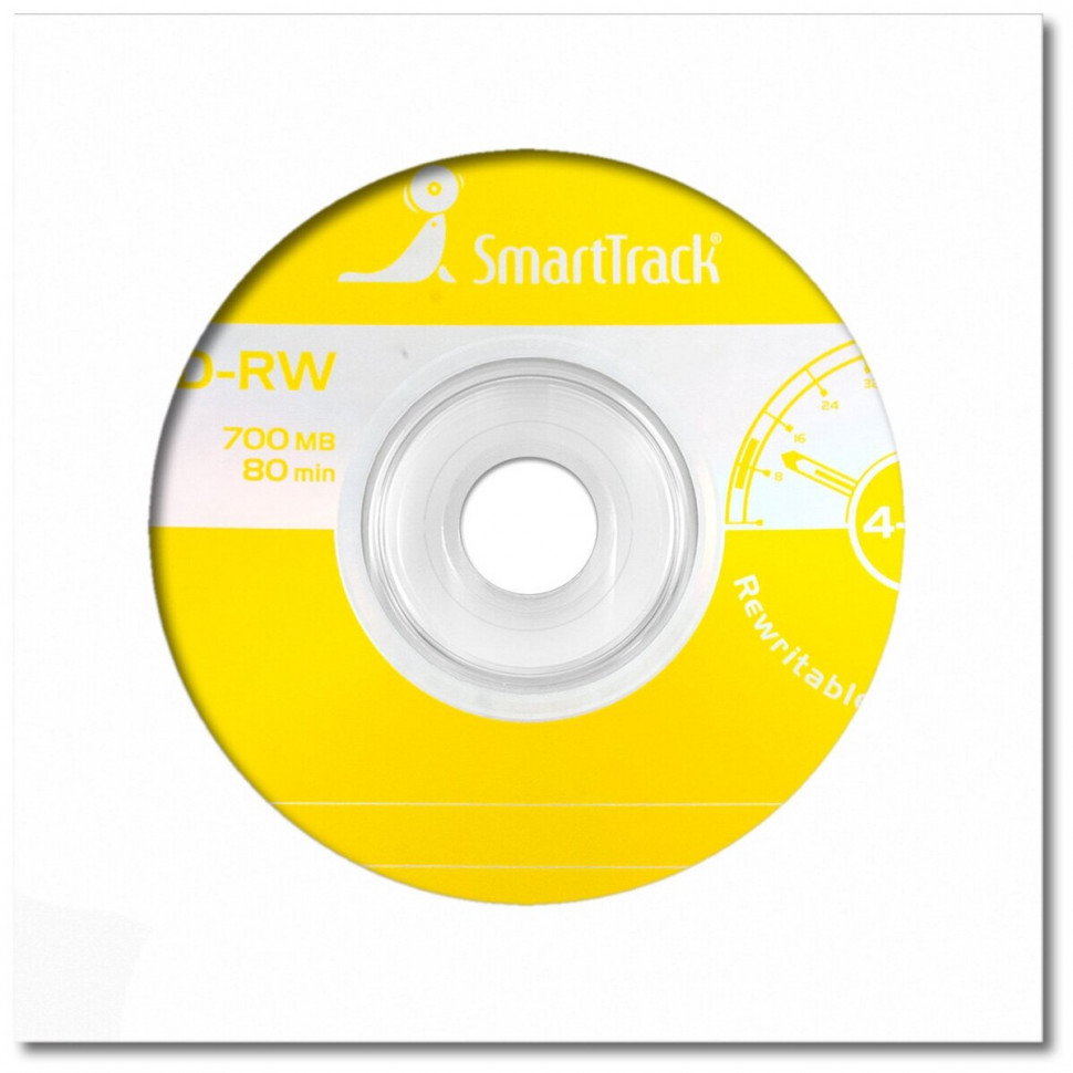Диск CD-RW SmartTrack 700Mb 12x (1шт)