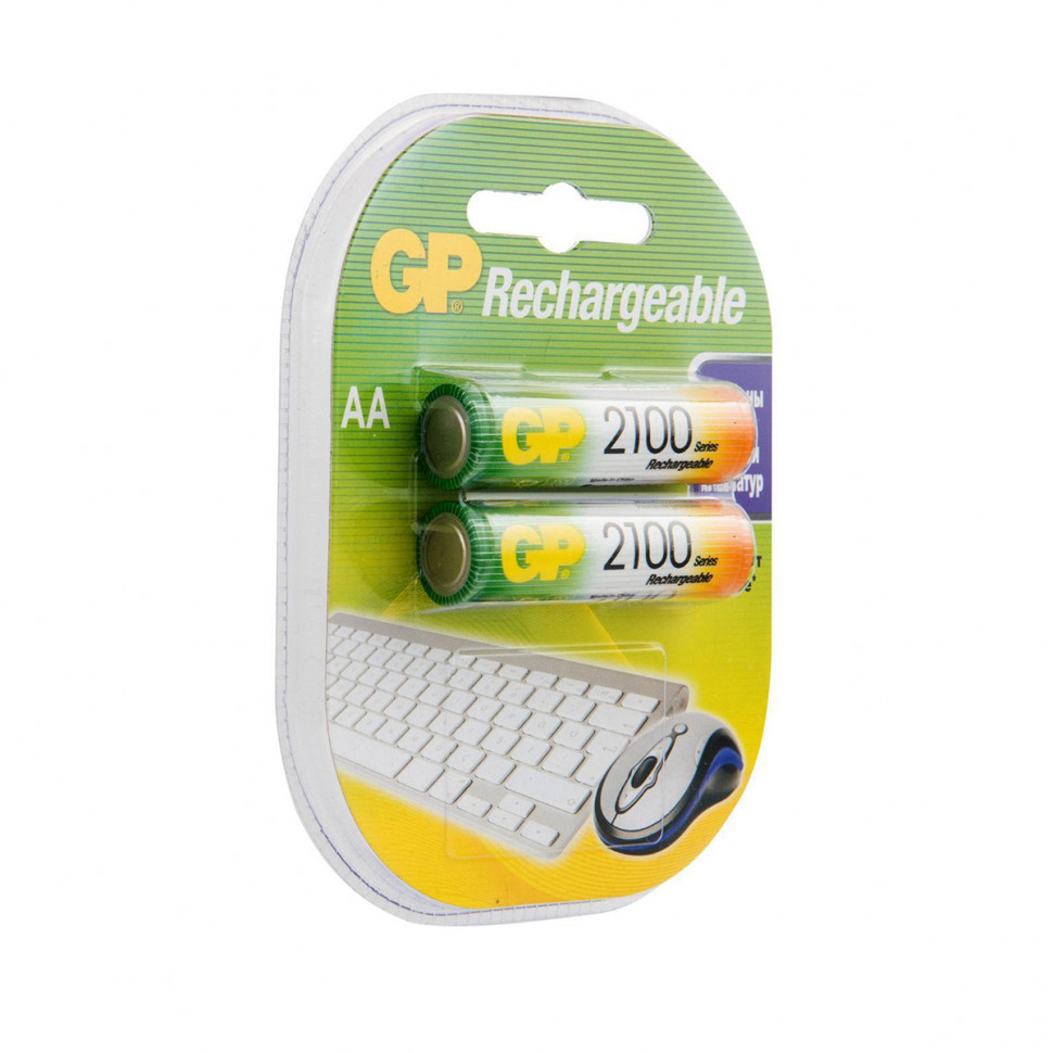 Аккумулятор AA GP 210AAHC 2100mAh (2шт / NiMH)