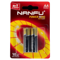 Элемент питания AA уп.2шт Nanfu (1.5V)