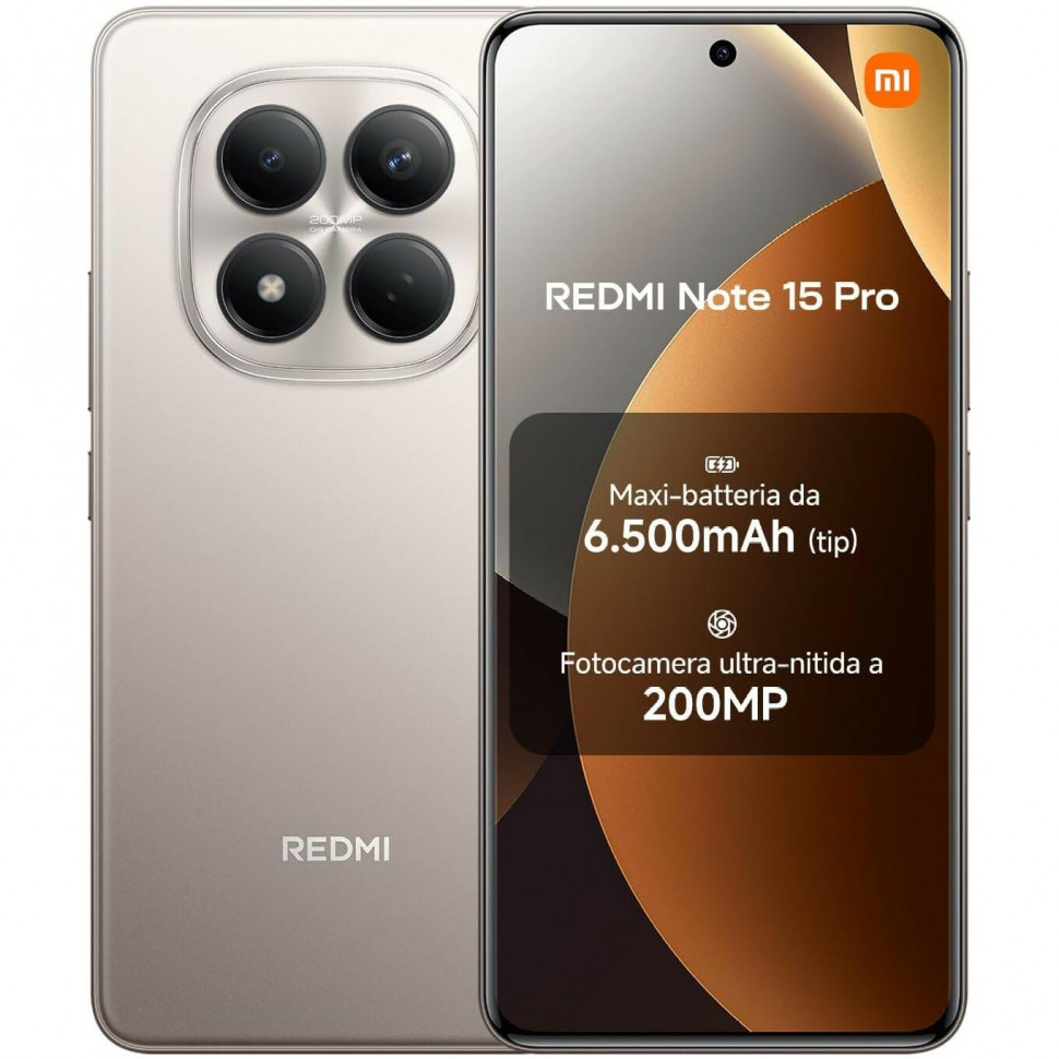 Смартфон Xiaomi Redmi Note 15 Pro 12 / 512Gb 5G (Titanium Color)