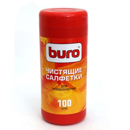 Влажные салфетки Buro BU-Tsurface 100шт