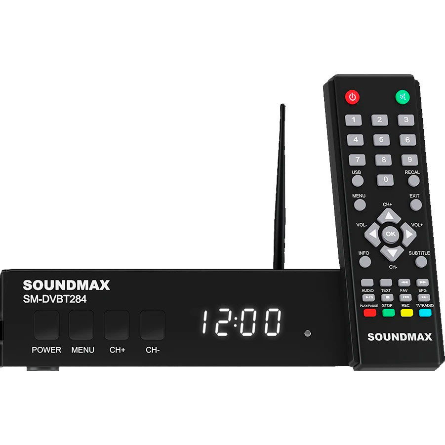 Цифровая приставка DVB-T2 SoundMax SM-DVBT284
