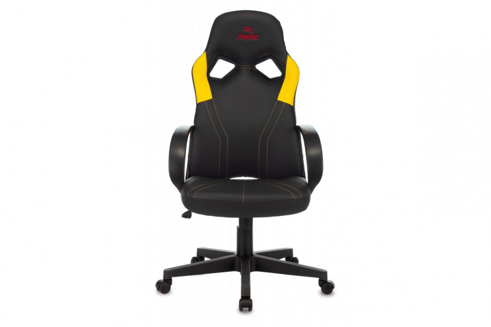 Кресло Бюрократ ZOMBIE RUNNER (черный / желтый)