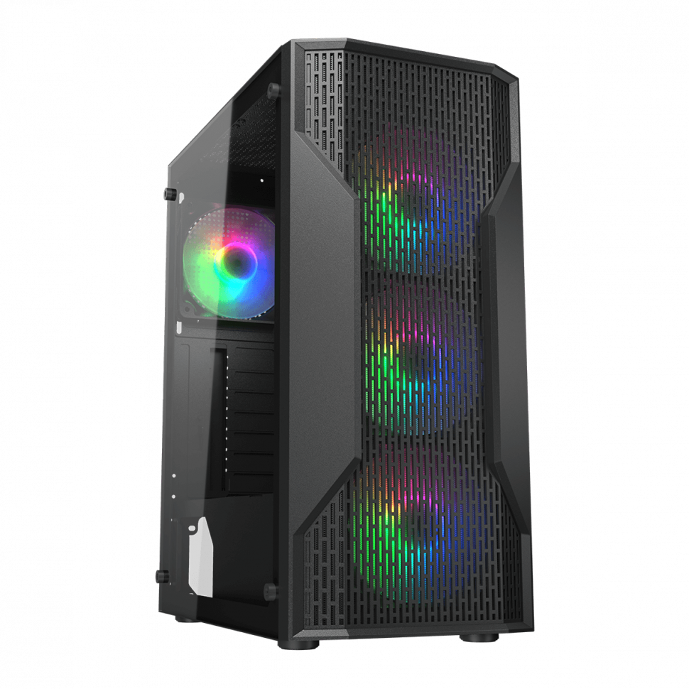 Корпус (без блока питания) ATX Cougar MX110 RGB