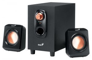 Колонки Genius SW-U2.1 200 - 6W (2x1,5W + сабвуфер 3W)
