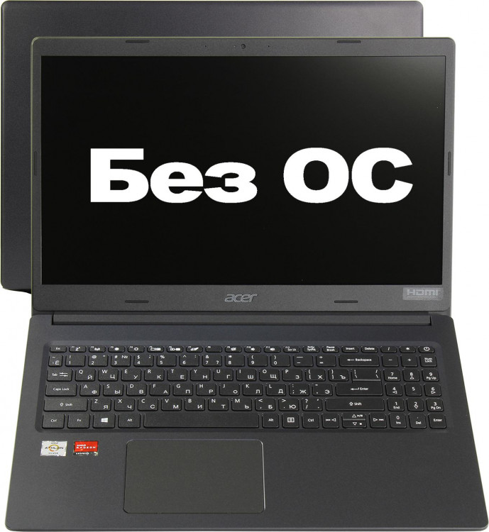 Ноутбук 15.6" Acer EX215-22-R2BT Athlon 3050U  /  4Gb  /  NVMe 128Gb  /  Vega  /  FHD  /  DOS