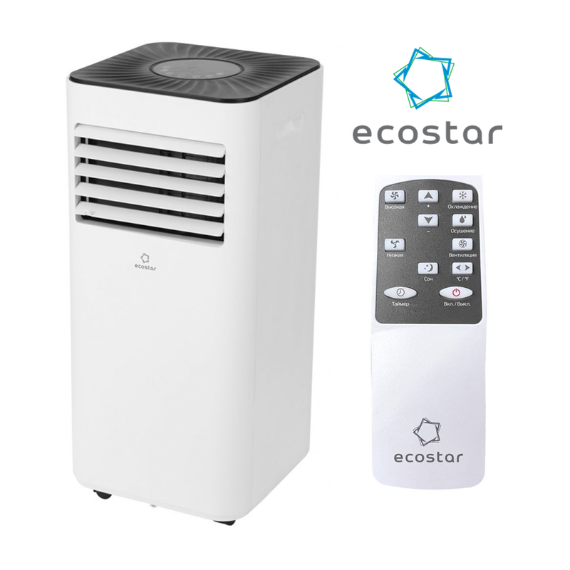 Мобильный кондиционер Ecostar Desire KV-DS07CH-E (20кв.м / 54дБ / пульт)