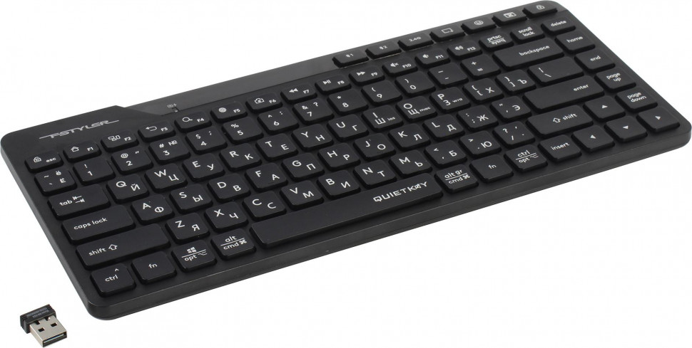 Клавиатура беспроводная A4Tech Fstyler FBK26C AS (Bluetooth / Adapter)