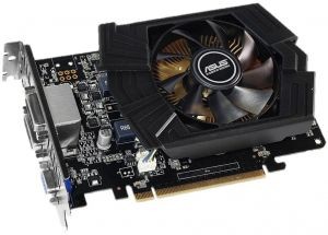Видеокарта NVIDIA GeForce GTX 750 Ti 2Gb Asus <GTX750TI-PH-2GD5> GDDR5 128B D-Sub+2xDVI+HDMI (RTL)
